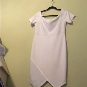 White dress. Worn once